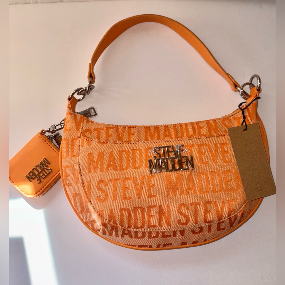 NWT - Steve Madden Sweet Mandarin Barmin Handbag with Wallet Pouch